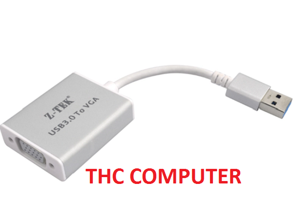 Cáp usb 3.0 to Vga Ztek ZY197  Cao cấp